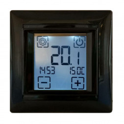 Терморегулятор для теплого пола SpyHeat SDF-421H черный