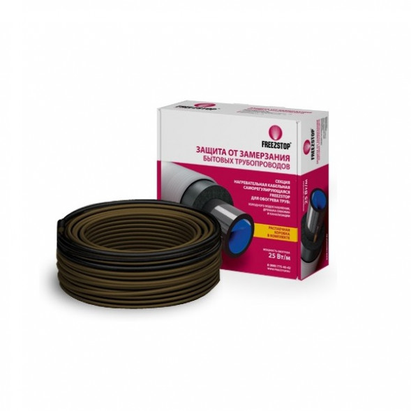 Греющий кабель Freezstop-25-10 на трубу