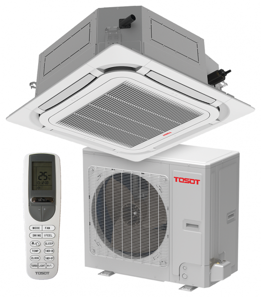Кассетный инверторный кондиционер Tosot T60H-ILC/I/TF06P-LC/T60H-ILU/O