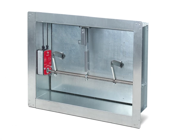 Клапан KD-120-400*400-F1-VN-MN220-04 дымоудаления